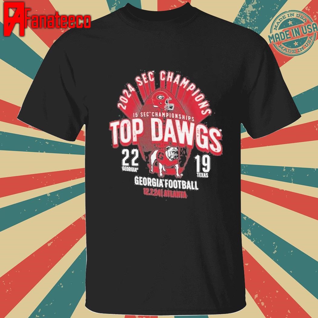 Georgia Bulldogs 2024 SEC Football Conference Champions T-Shirt