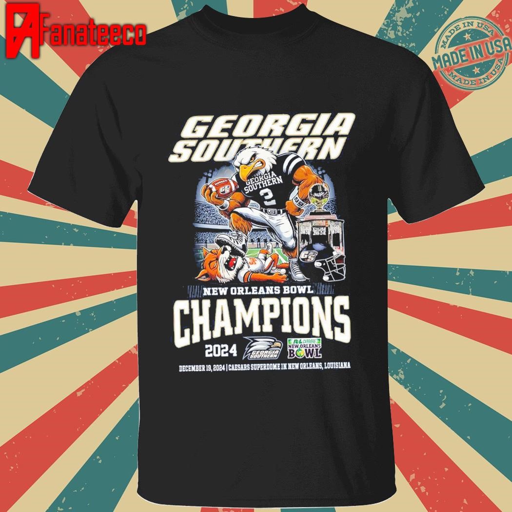 Georgia Southern Eagles New Orleans Bowl Champs 2024 T-Shirt