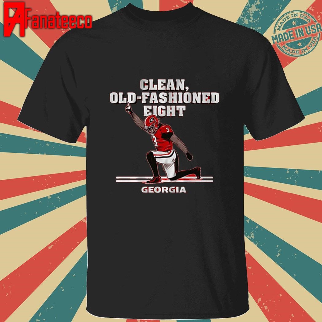 Georgia football nate frazier clean old-fashioned eight shirt