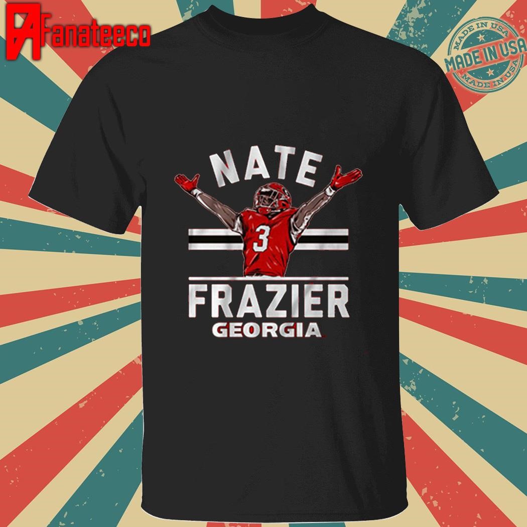 Georgia football nate frazier td pose shirt