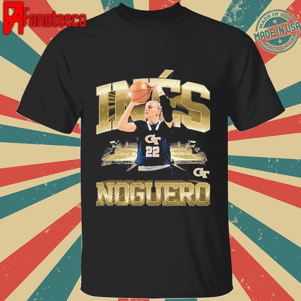 Georgia tech - ncaa women's basketball ines noguero - player collage shirt