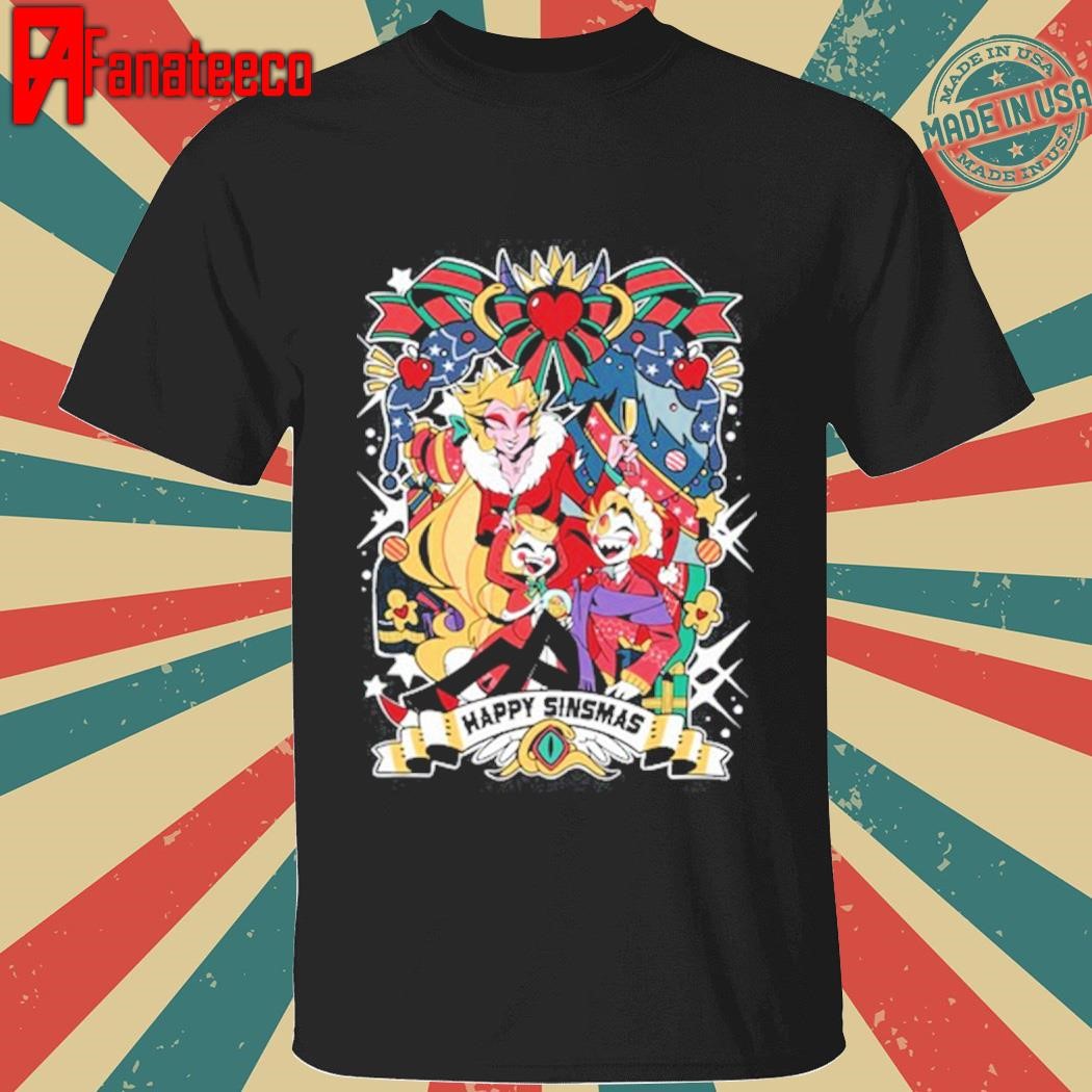 Hazbin Hotel Lucky Chandl Happy Sinsmas Shirt