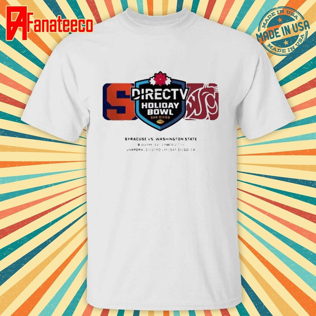 Holiday Bowl Syracuse Orange Vs Washington State Cougars Matchup At Snapdradon Stadium In San Diego CA On December 27th 2024 NCAA Unisex T-Shirt