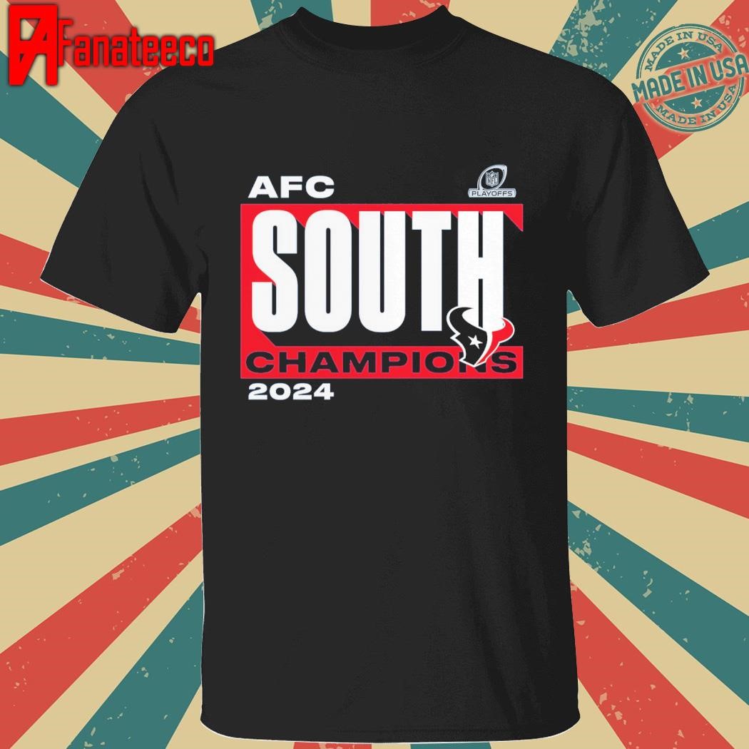 Houston Texans 2024 AFC South Division Champions Conquer T-Shirt