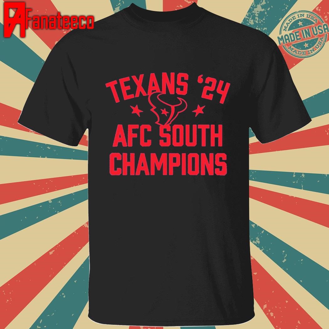 Houston Texans 2024 AFC South Division Champions T-Shirt