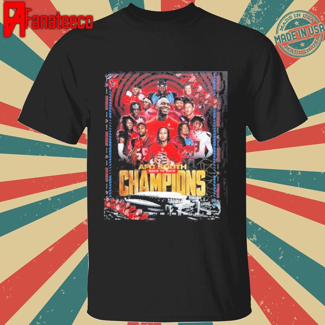 Houston Texans Wins The AFC South Champions Back To Back Unisex T-Shirt