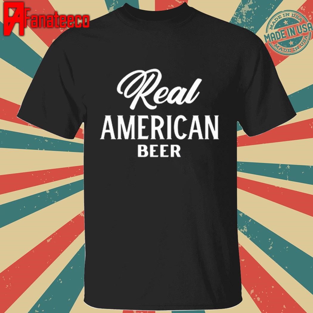 Hulkhogan Wearing Real American Beer T Shirt