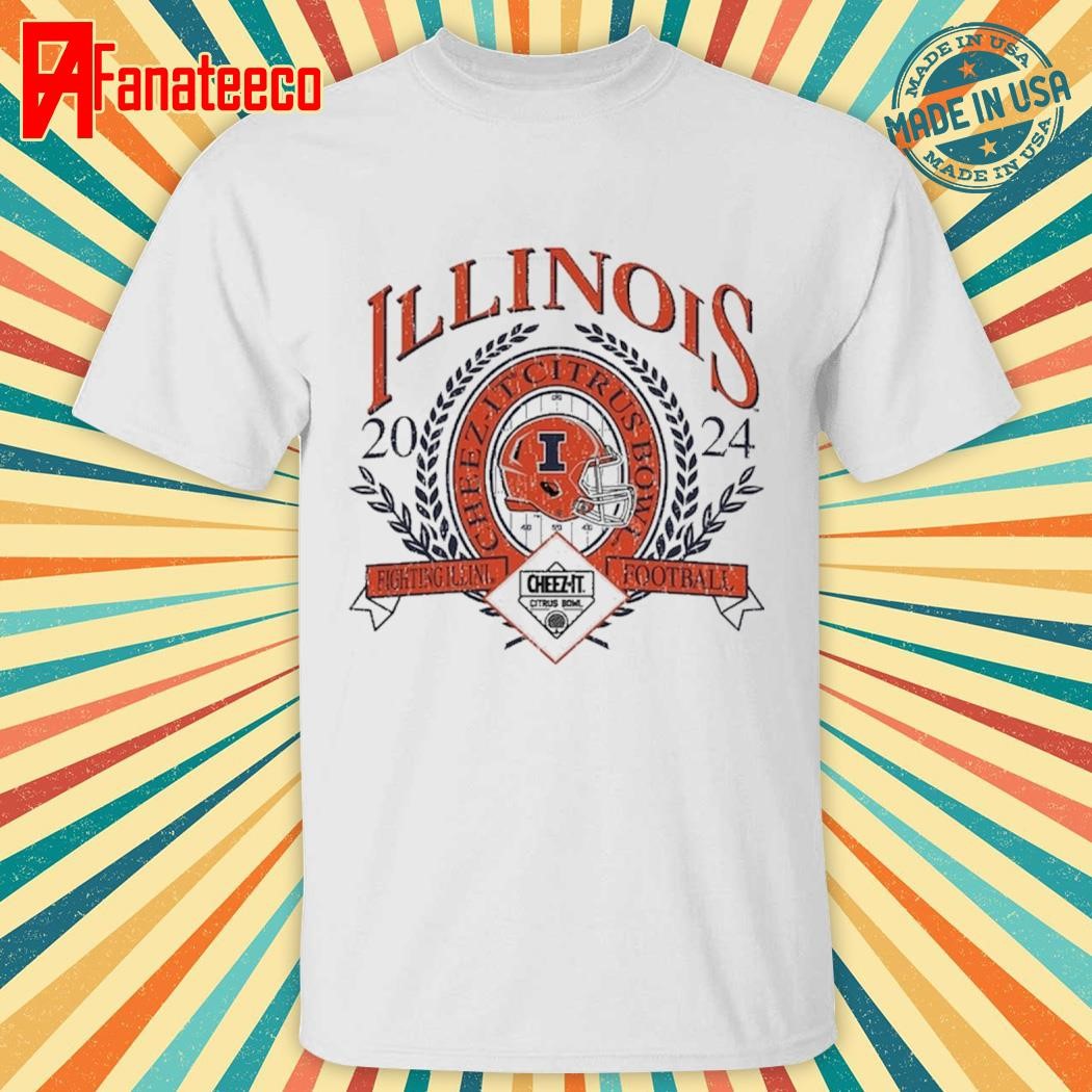 Illinois Fighting Illini Blue 84 Unisex 2024 Citrus Bowl T-Shirt