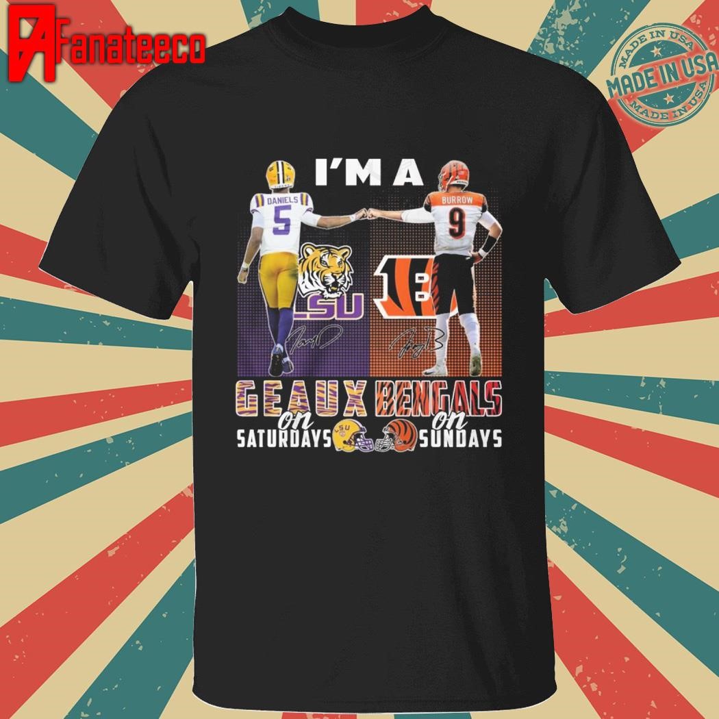 Im A LSU Tigers x Cincinnati Bengals Fan Signature 2025 shirt