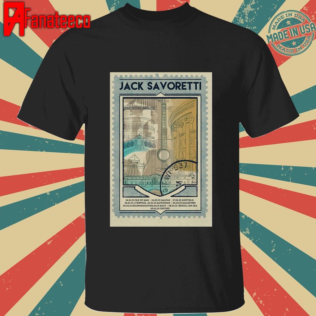 Jack Savoretti Jack Savoretti Tour February And March 2025 shirt