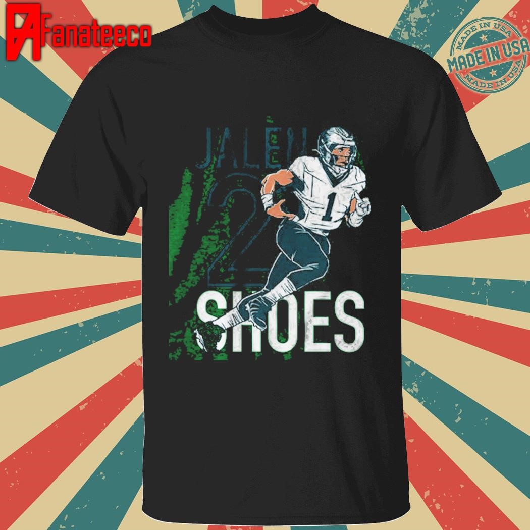 Jalen hurts two shoes shirt