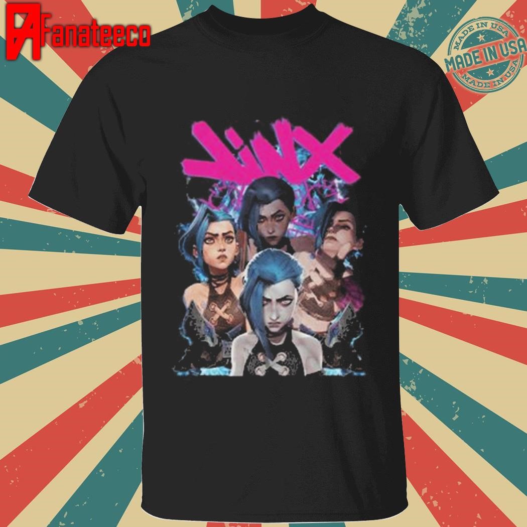 Jinx Arcane Vintage League Of Legends Shirt