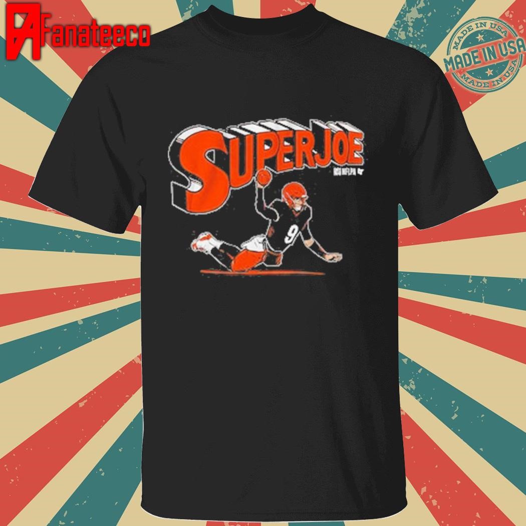 Joe burrow superjoe throw shirt