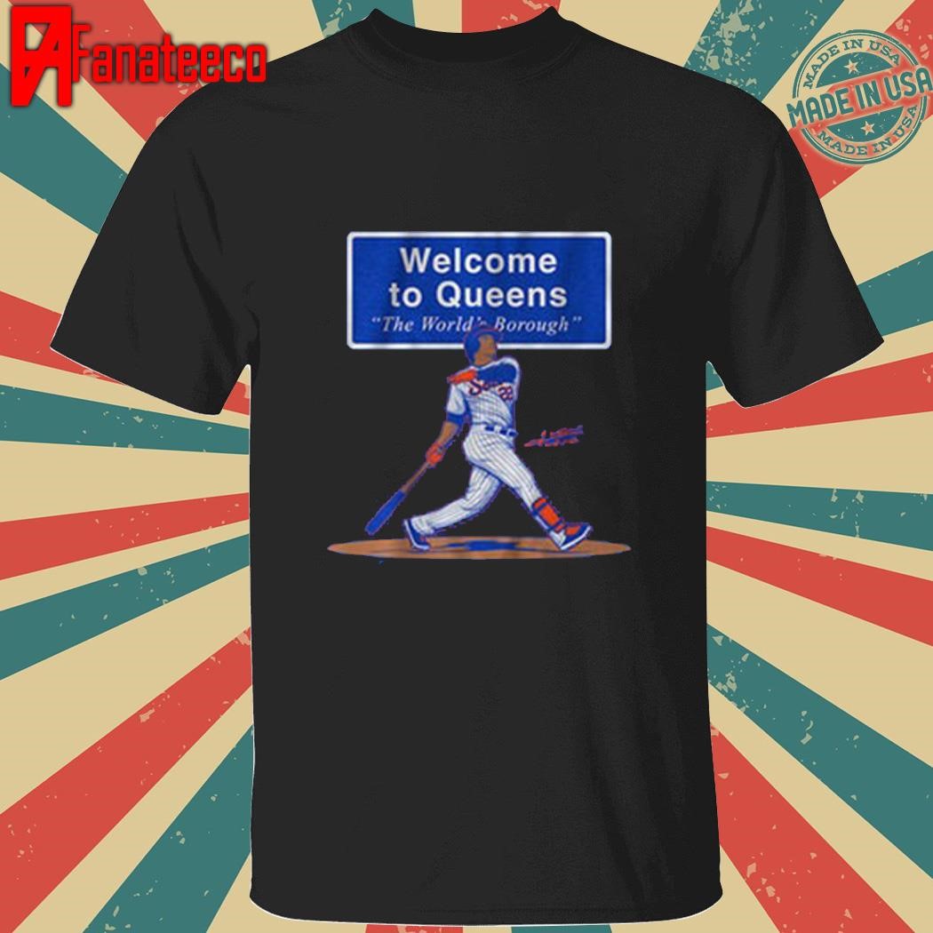 Juan soto welcome to queens sign shirt