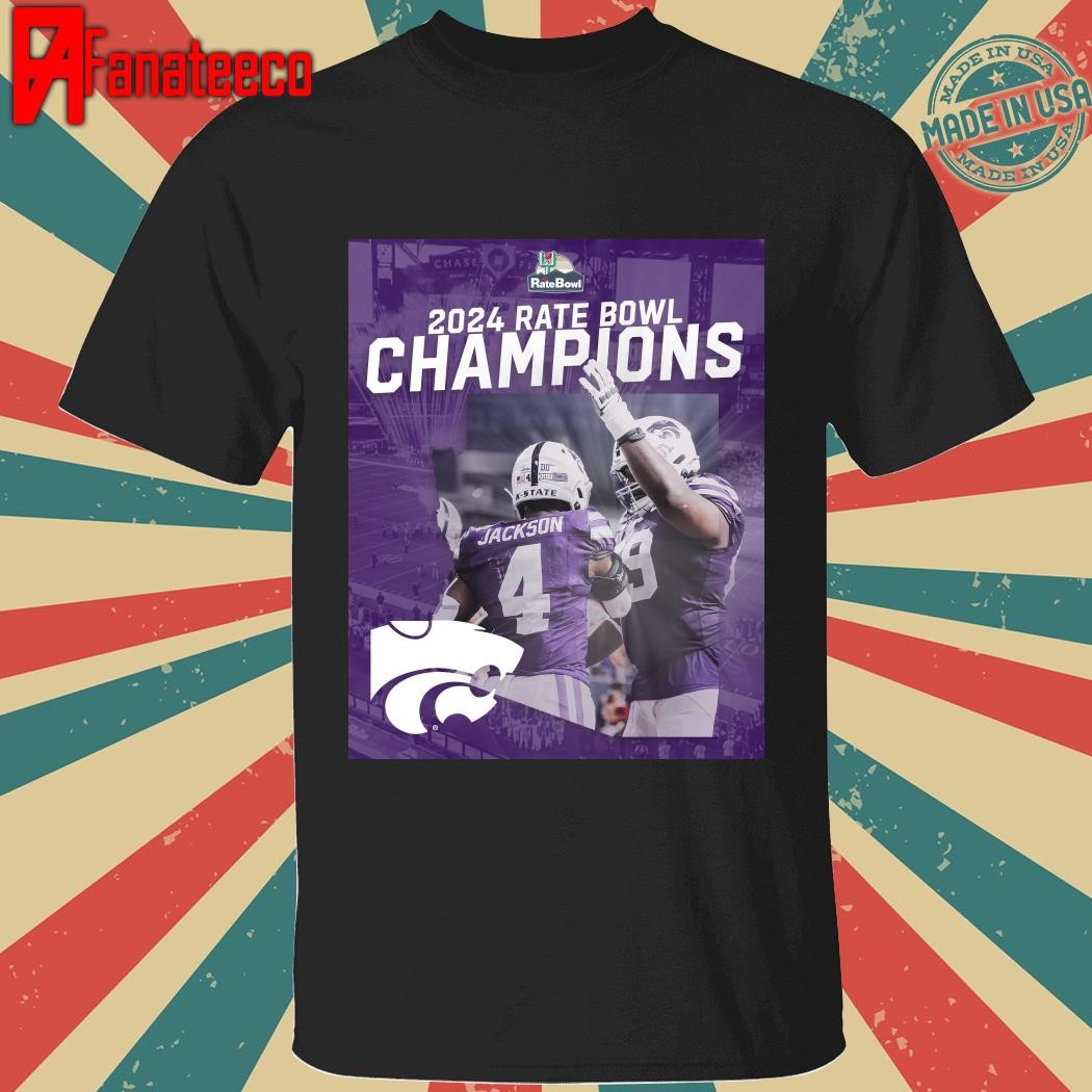 K-State Football 2024 Rate Bowl Champions shirt