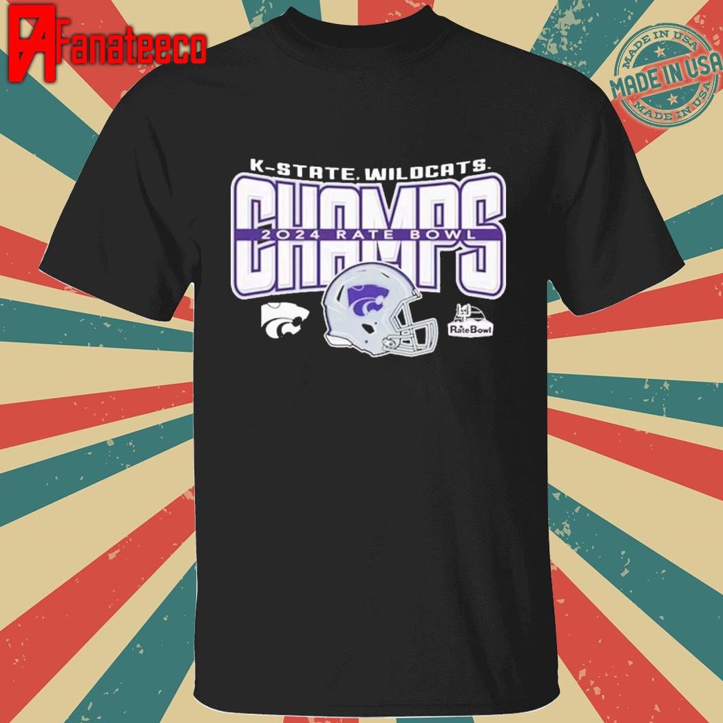 K-State Wildcats 2024 Rate Bowl Champions shirt