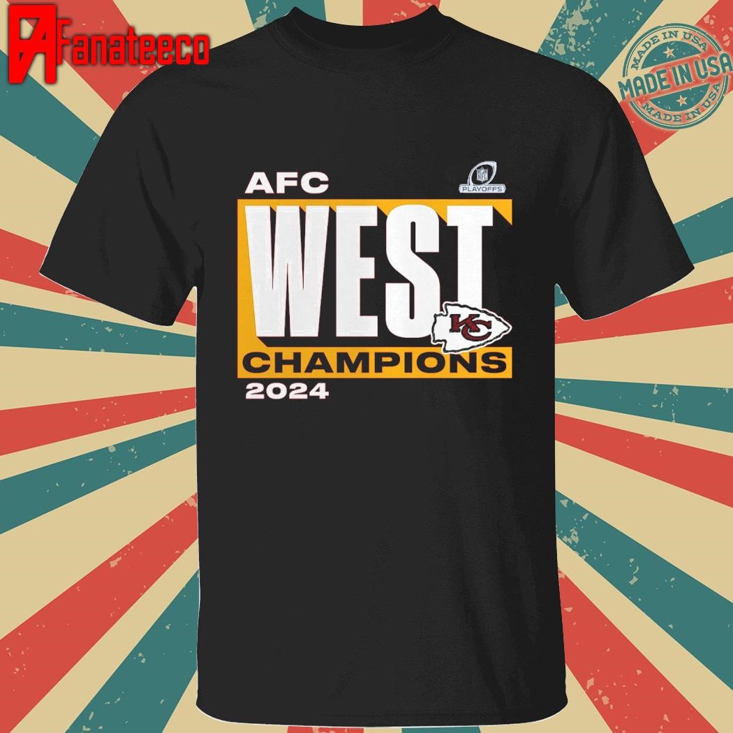 Kansas City Chiefs 2024 AFC West Division Champions shirt