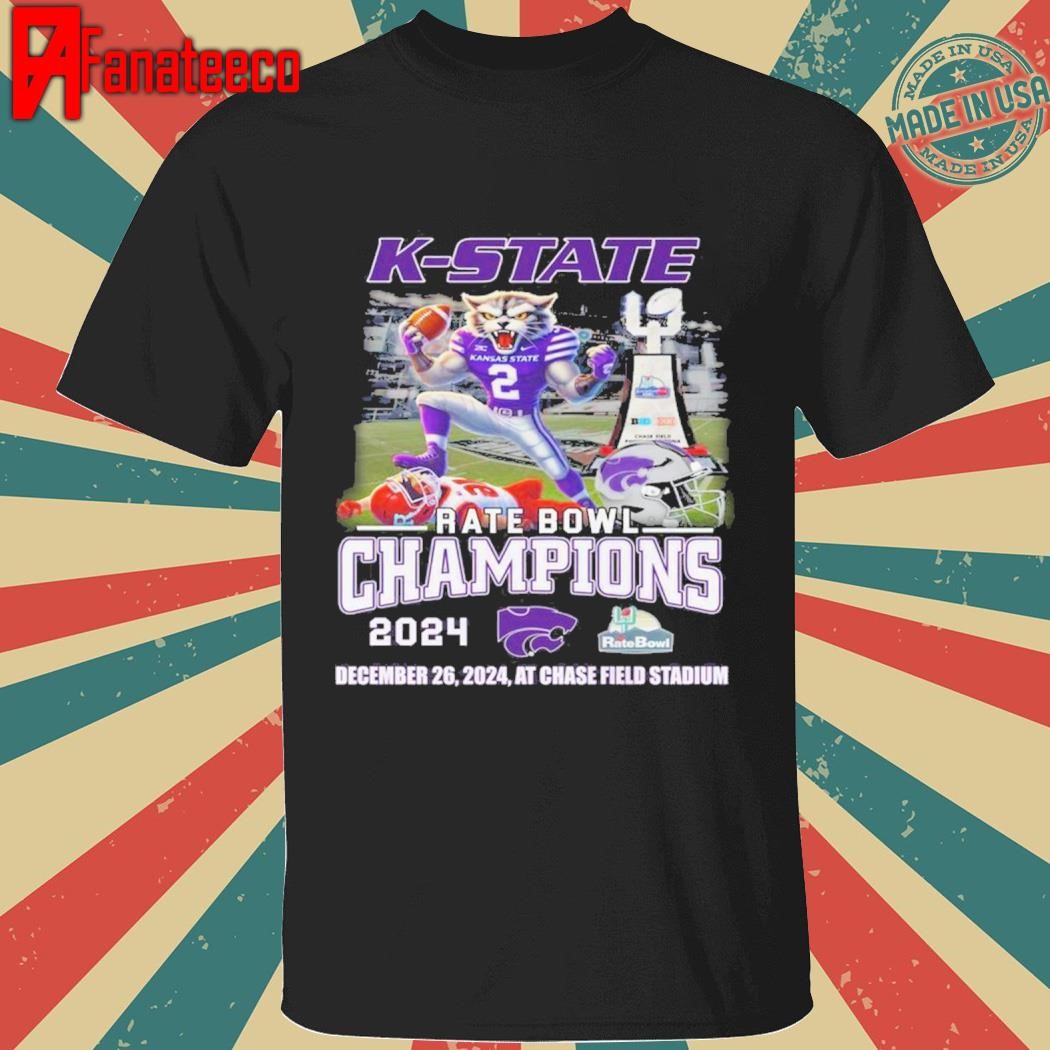 Kansas State Wildcats Rate Bowl Champions 2024 shirt