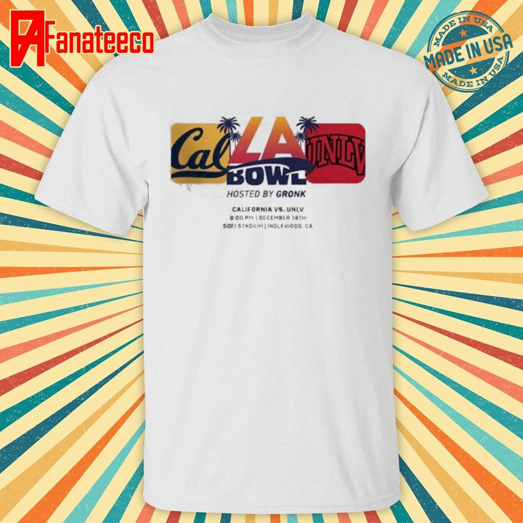 LA Bowl California Golden Bears Vs UNLV Rebels Matchup At Sofi Stadium In Inglewood CA On December 18th 2024 NCAA Unisex T-Shirt