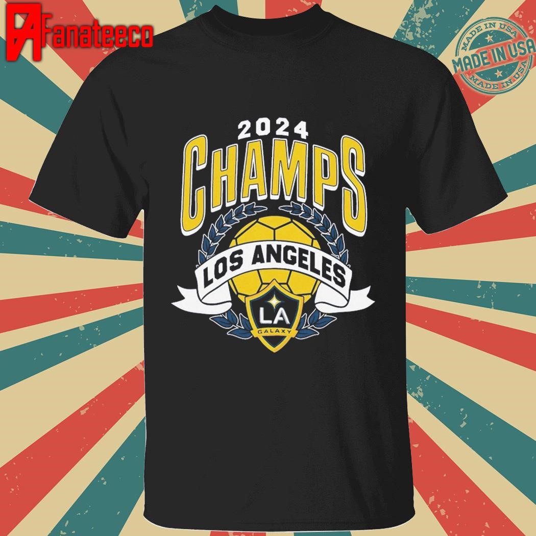 LA Galaxy 2024 MLS Cup Champions Tri-Blend T-Shirt