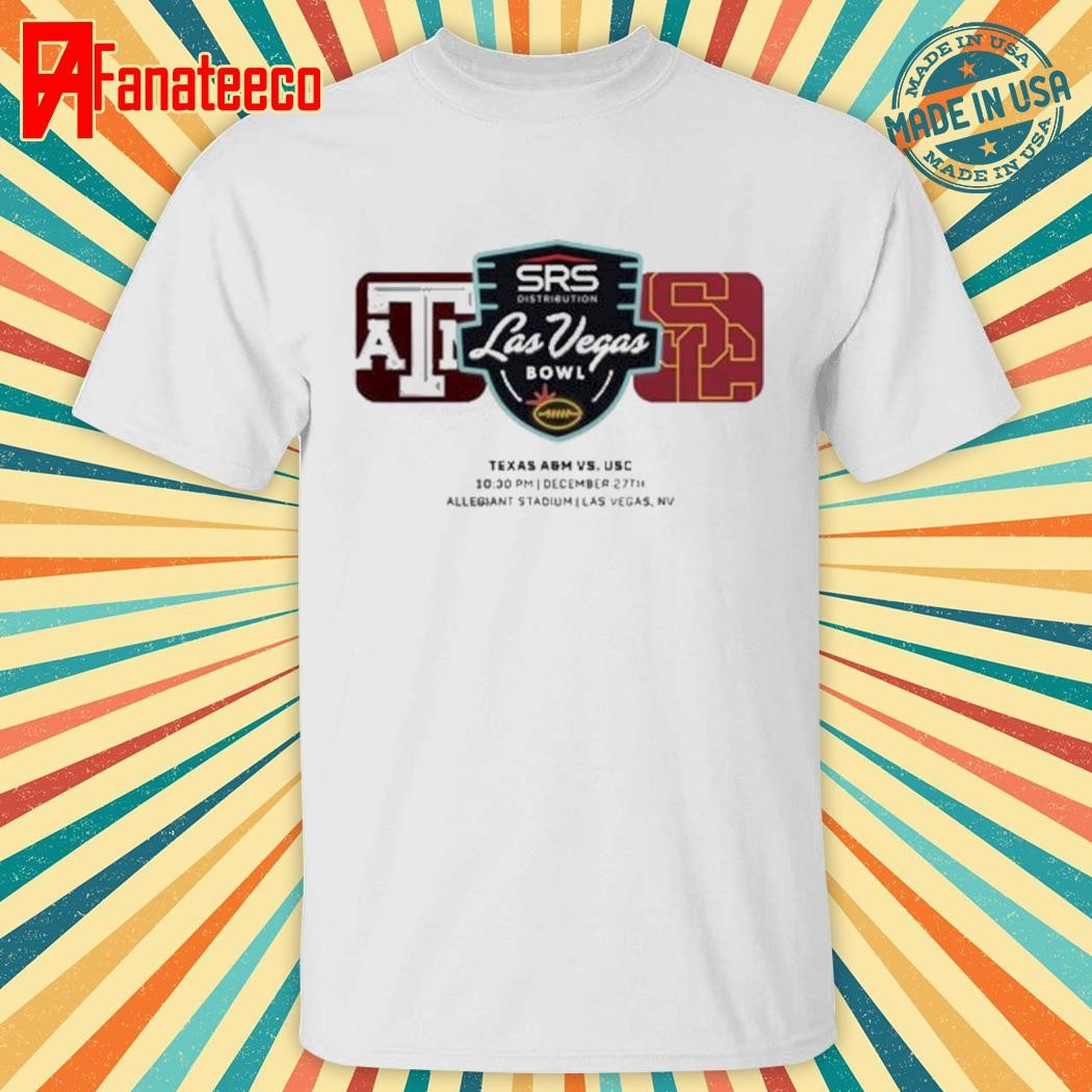 Las Vegas Bowl Texas AM Aggies Vs USC Trojans Matchup At Allegiant Stadium In Las Vegas NV On December 27th 2024 NCAA Unisex T-Shirt