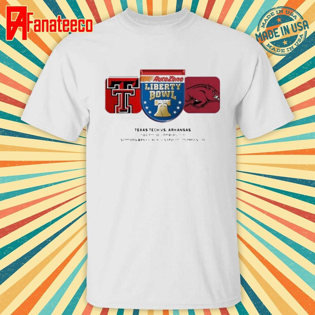 Liberty Bowl Texas Tech Red Raiders Vs Arkansas Razorbacks Matchup At Simmons Bank Liberty Stadium In Memphis TN On December 27th 2024 NCAA Unisex T-Shirt