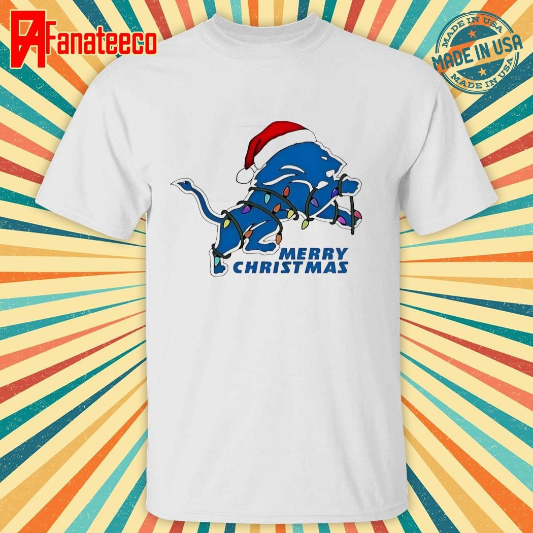 Logo Detroit Lions Christmas Shirt