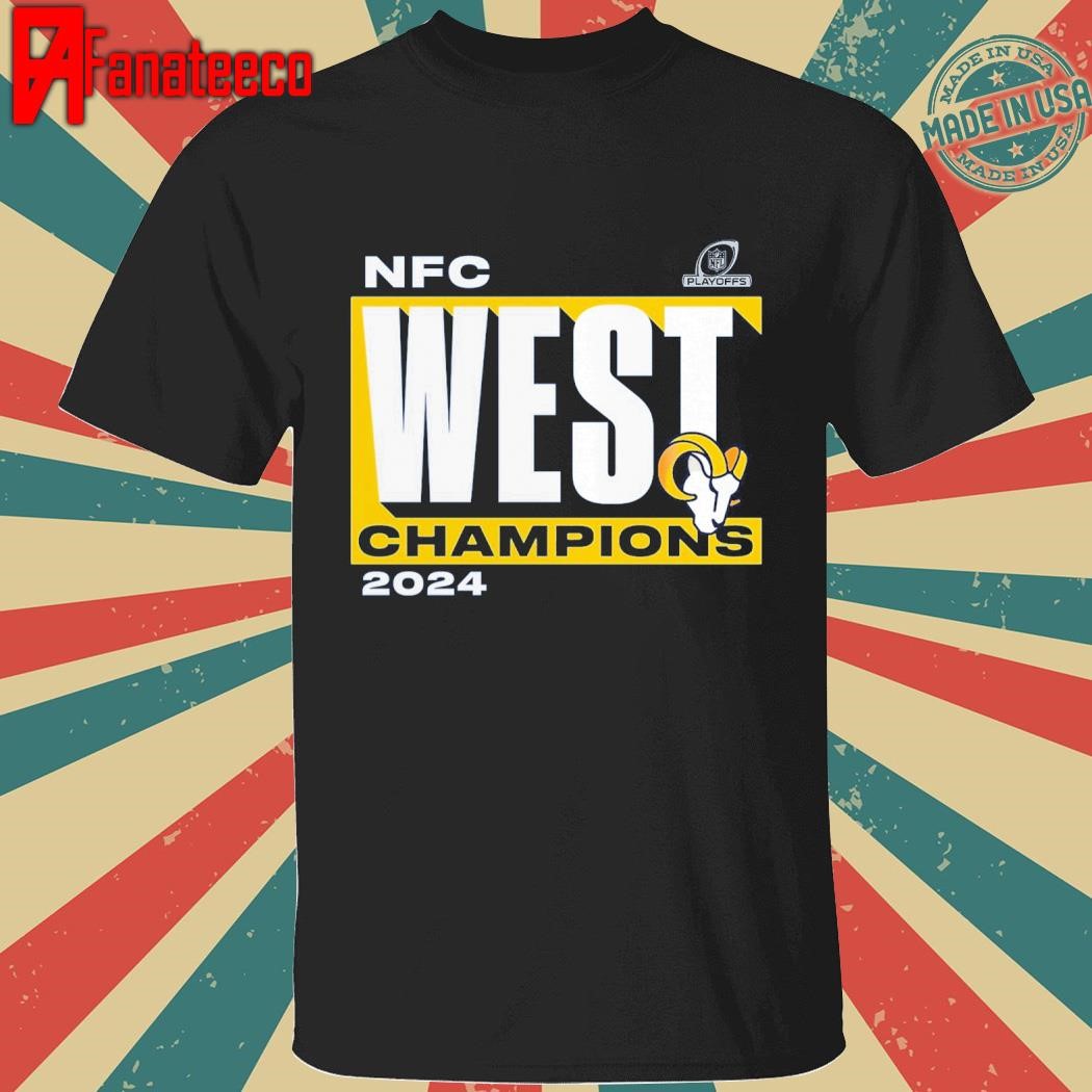 Los Angeles Rams 2024 NFC West Division Champions Conquer T-Shirt