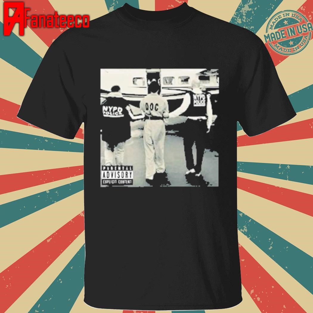 Luigi Mangione Helicopter Pad With Police Album Cover Shirt