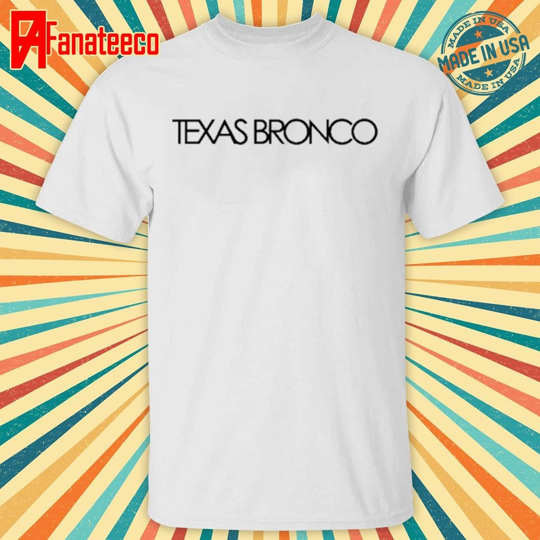 Mansoor Wearing Texas Bronco Shirt