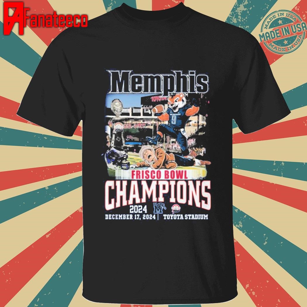 Memphis Frisco Bowl Champions 2024 Toyota stadium shirt