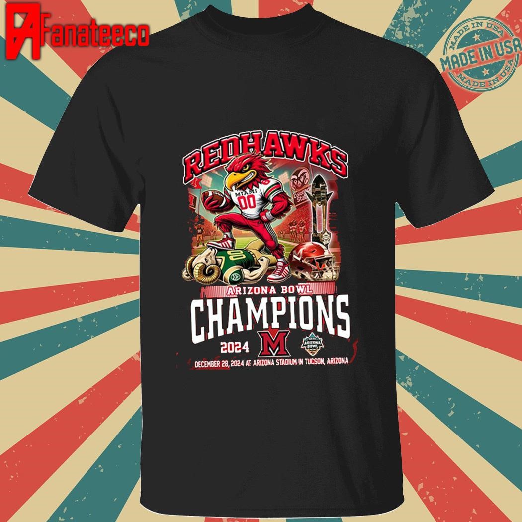 Miami Redhawks Let’s Celebrate 2024 Arizona Bowl Champions shirt