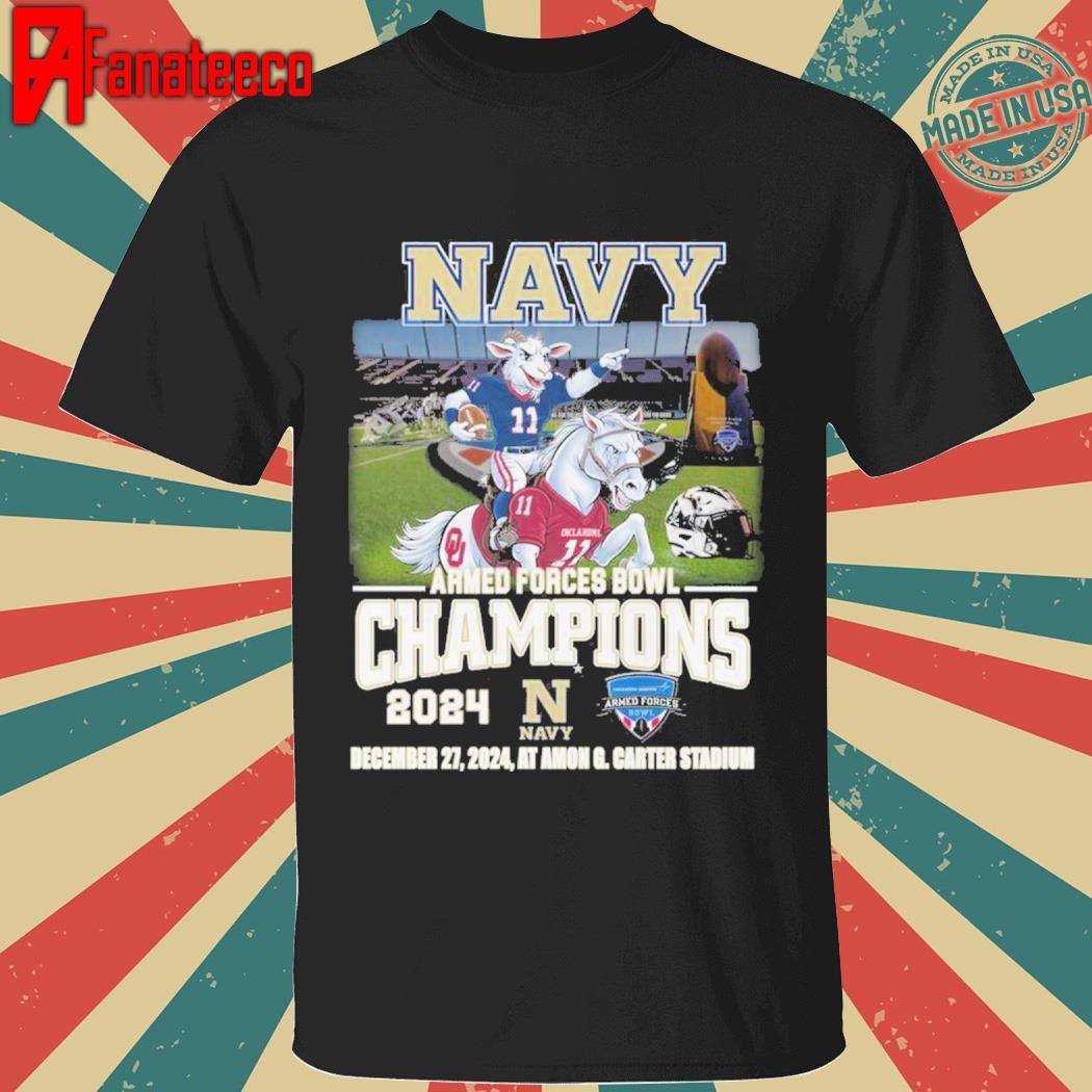 Navy Midshipmen Armed Forces Bowl Champions shirt