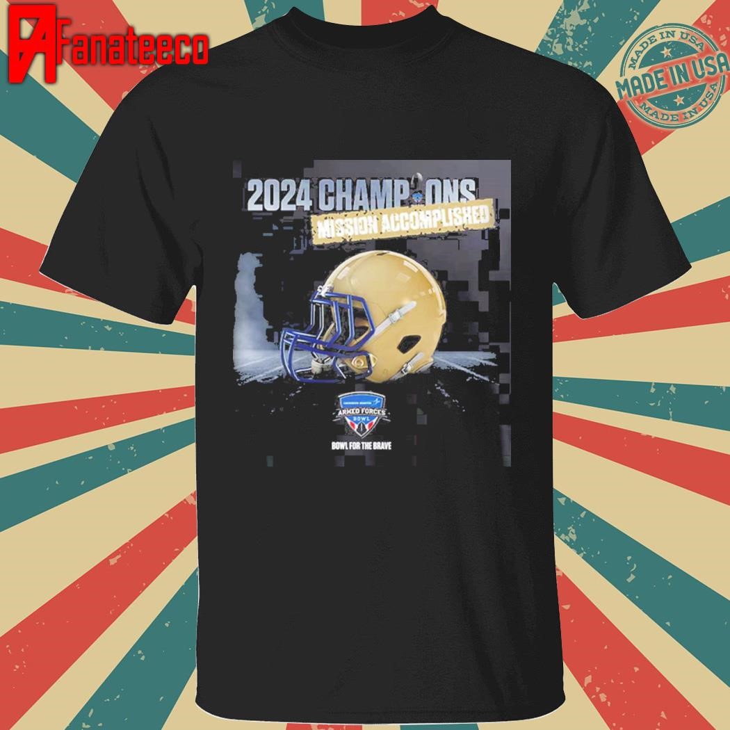 Navy Midshipmen Football 2024 Armed Forces Bowl Champions NCAA Division shirt