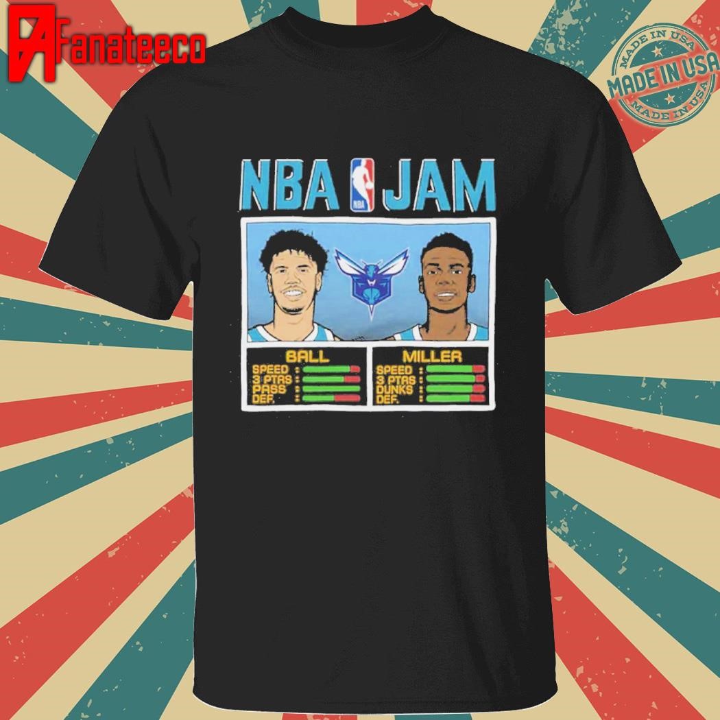 Nba Jam Hornets Ball And Miller Shirt Sweatshirt Hoodie