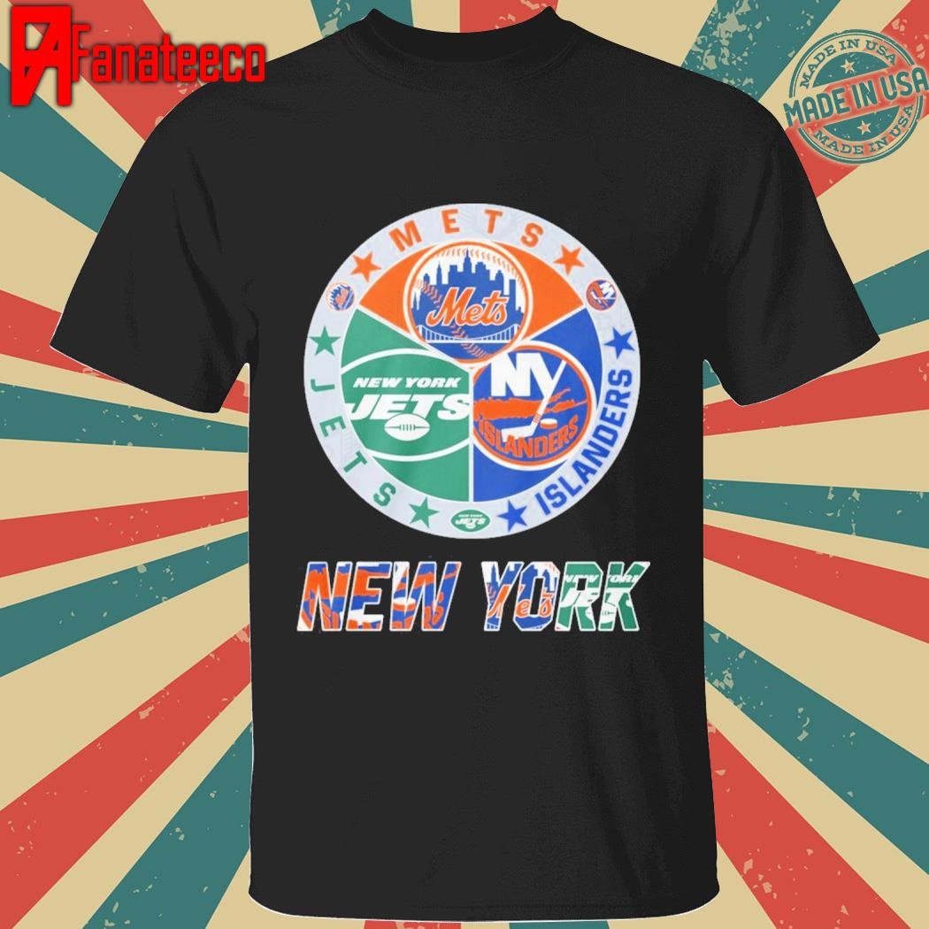 New York Jets x New York Mets x New York Islanders 2025 shirt