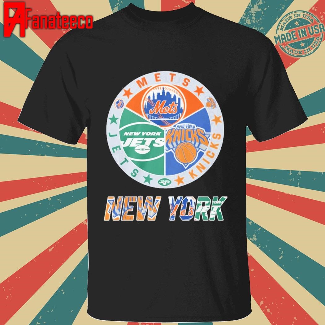 New York Knicks x New York Mets x New York Jets 2025 shirt