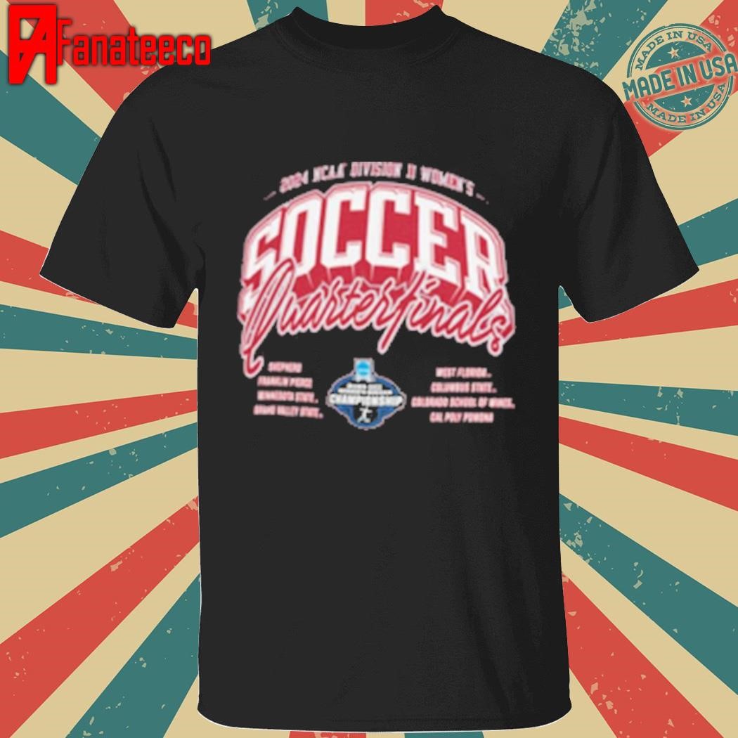 Official 2024 NCAA Division II Women’s Soccer Quarterfinals Championship Shirt