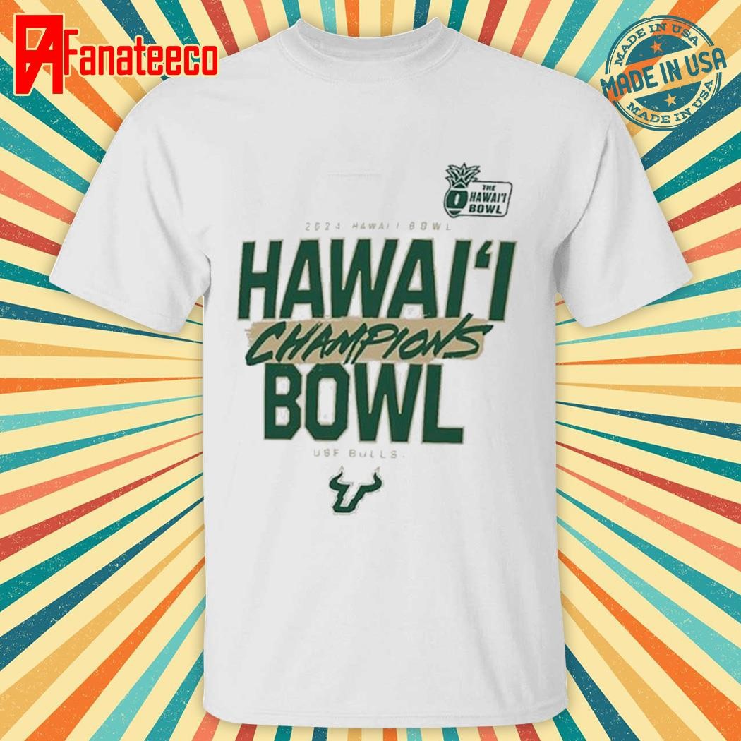 Official University of South Florida Football 2024 Hawai’i Bowl Champions Shirt