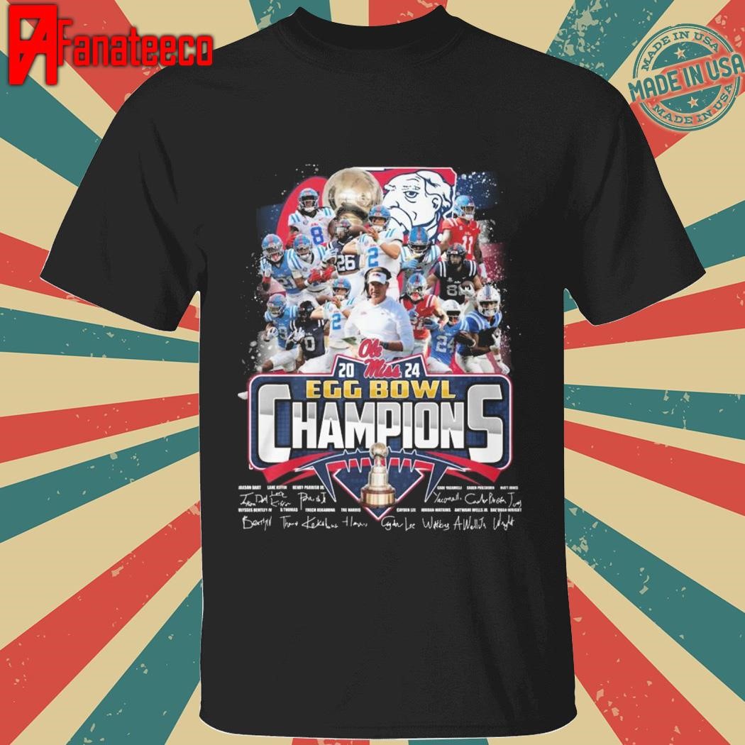 Ole Miss Rebels 2024 Egg Bowl Champions T-Shirt