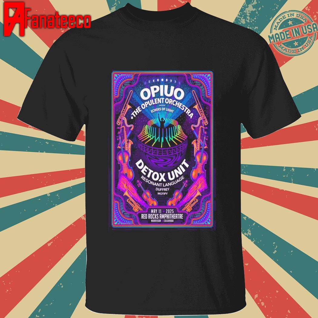 Opiuo Red Rocks Amphitheatre May 11 2025 shirt