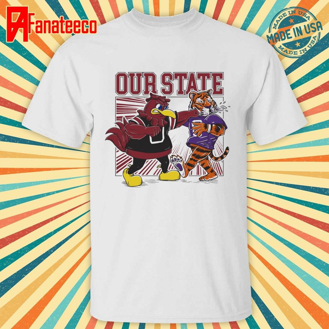 Our state cocks pocket shirt