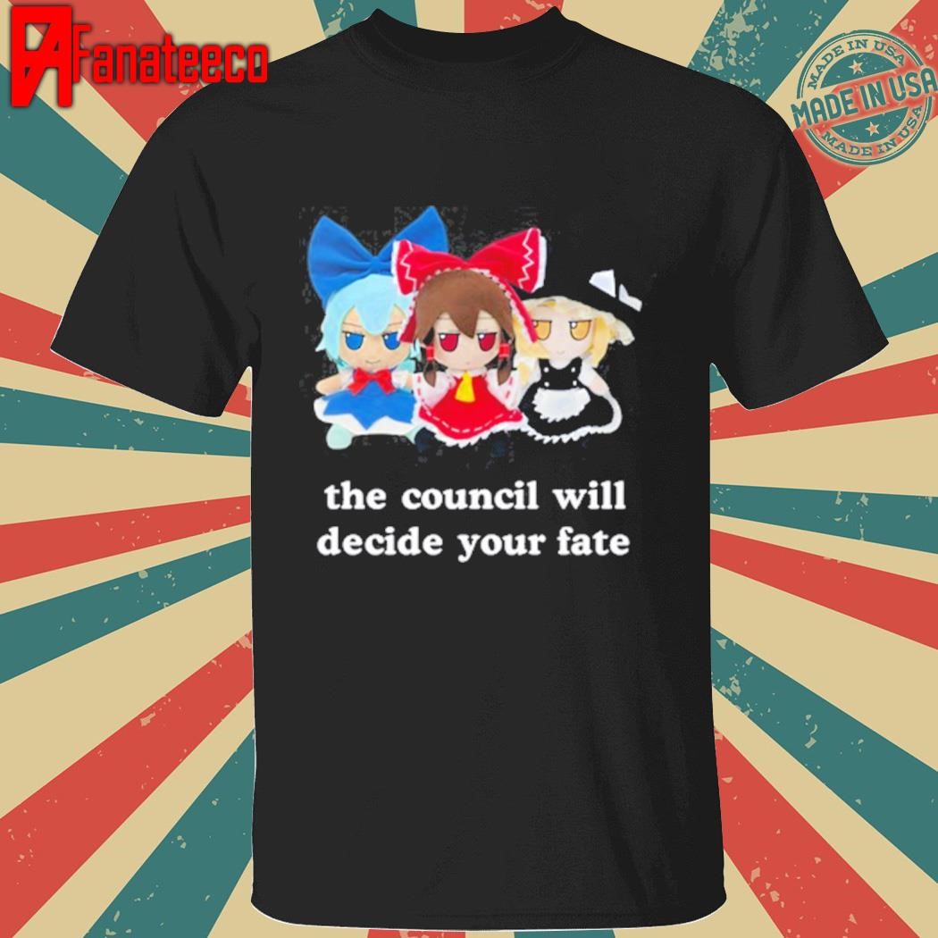 Panzer Chan The Council Will Decide Your Fate Cirno Marisa Reimu Shirt