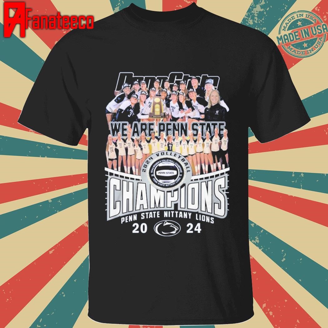 Penn State Nittany Lions Volleyball Champions 2024 Unisex T-Shirt