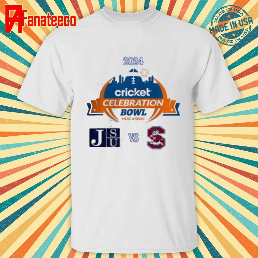 SWAC Championship Jackson State Tigers Vs MEAC Champion South Carolina State Bulldogs 2024 Celebration Bowl Matchup NCAA Division shirt