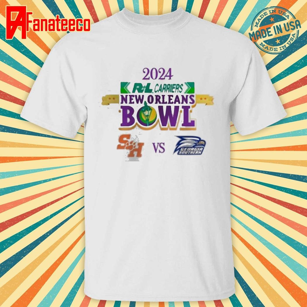 Sam Houston Bearkats Vs Georgia Southern Eagles 2024 New Orleans Bowl Matchup NCAA Division shirt