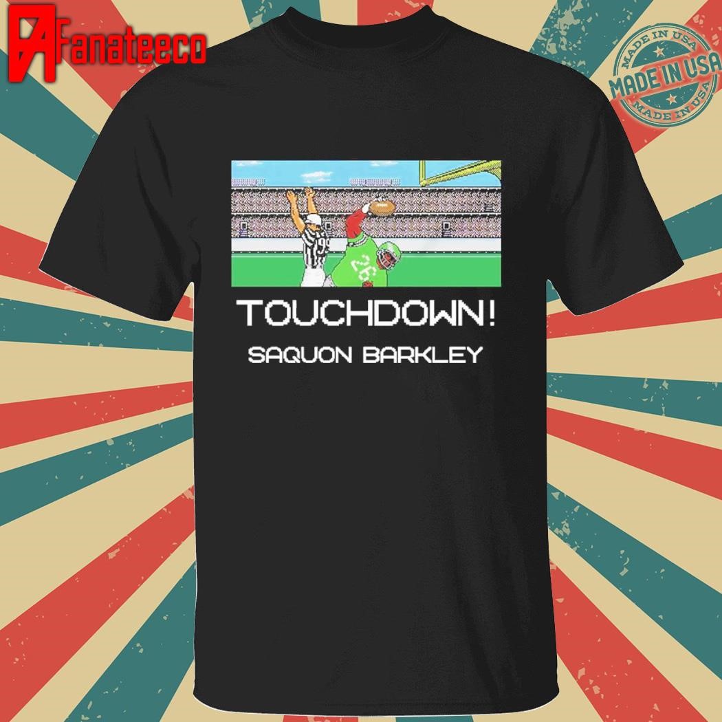 Saquon Barkley Touchdown Tecmo Saquon Shirt