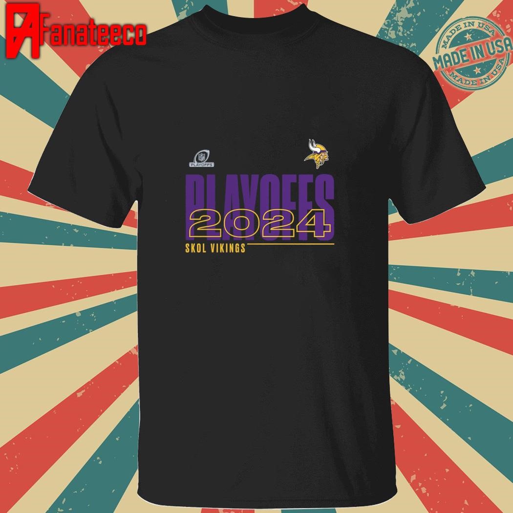 Skol Vikings Minnesota Vikings 2024 NFL Playoffs T-Shirt