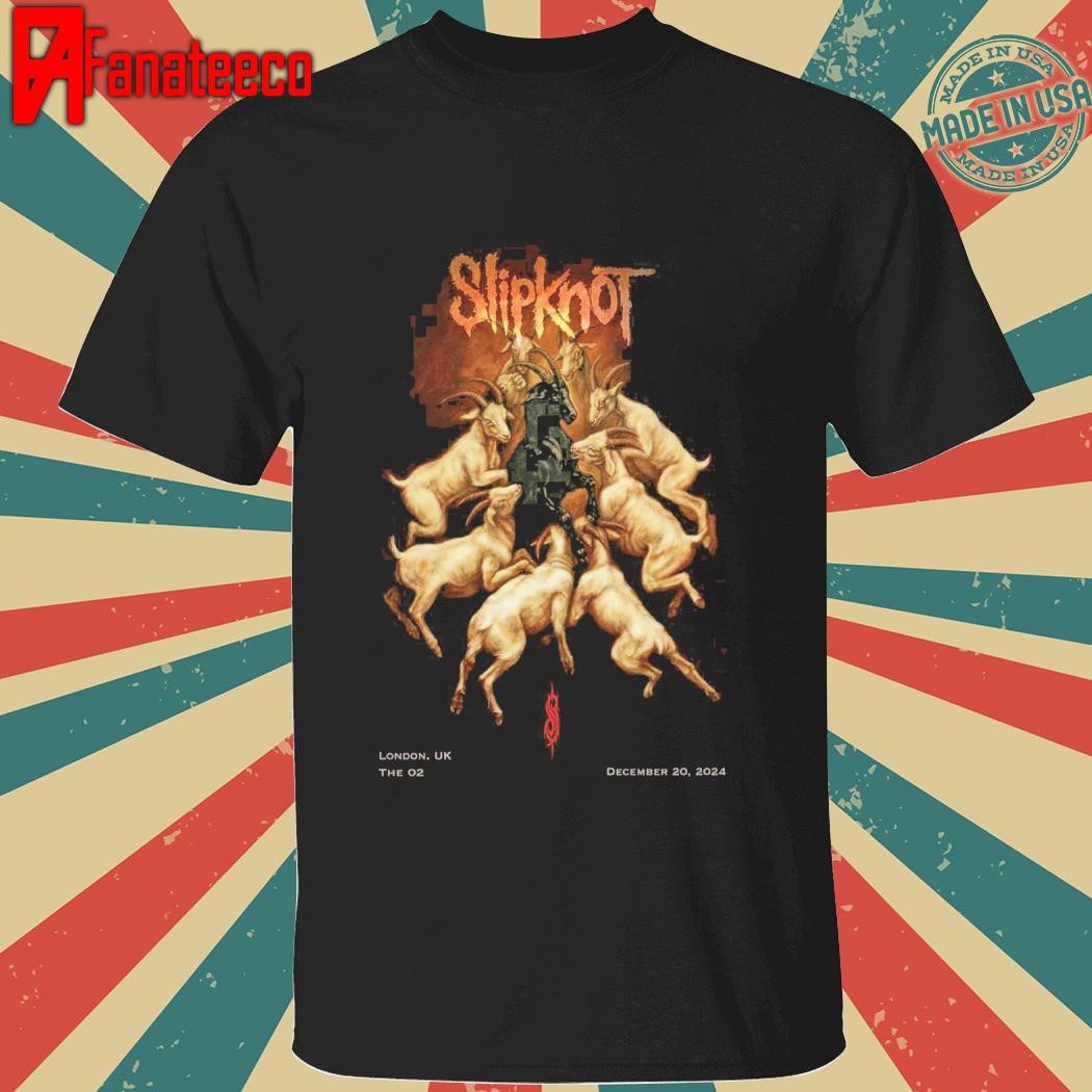 Slipknot London UK Dec 20 2024 Tour shirt