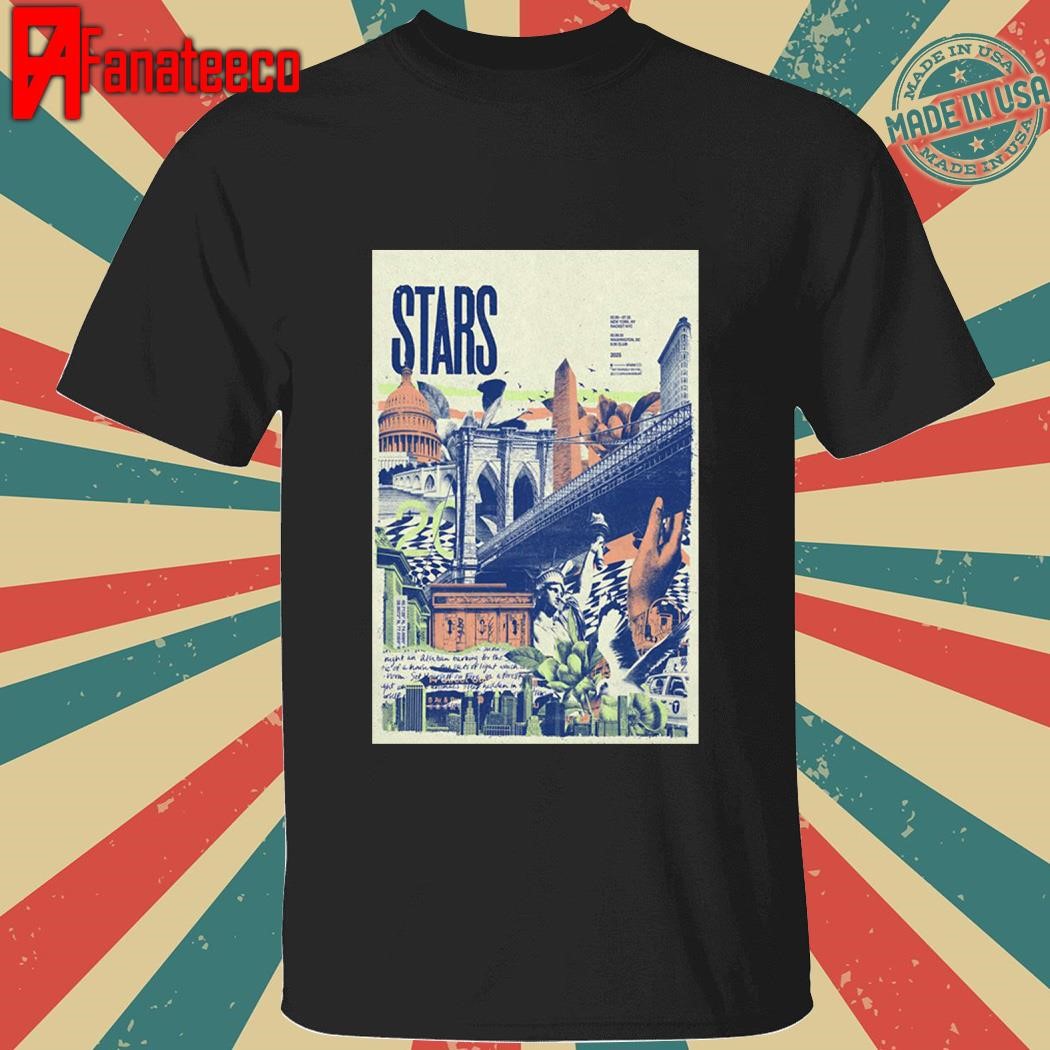 Stars NYC And DC Shows 2025 shirt